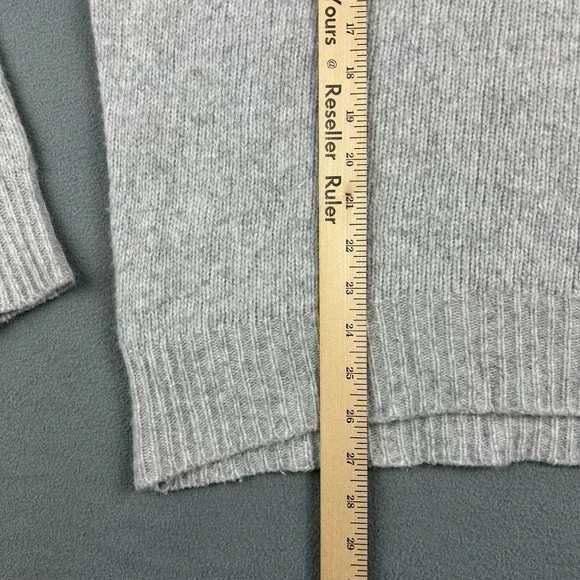 Woolrich Sweater Mens Small Gray Mix Wool/Nylon Pullover Crewneck Italy